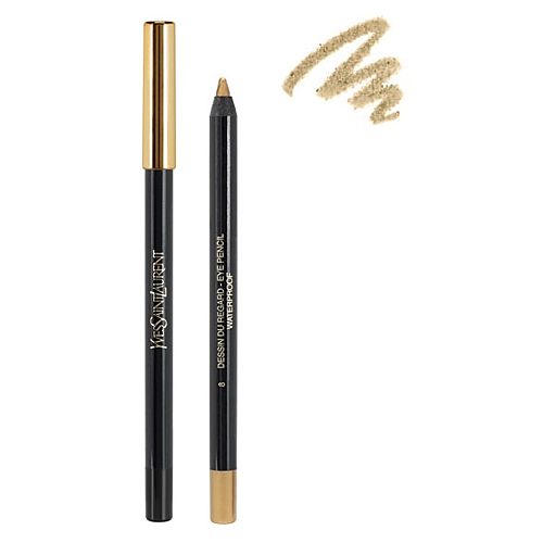 Yves Saint Laurent Dessin Du Regard Waterproof Eye Pencil 08 Luminescent Gold Göz Kalemi