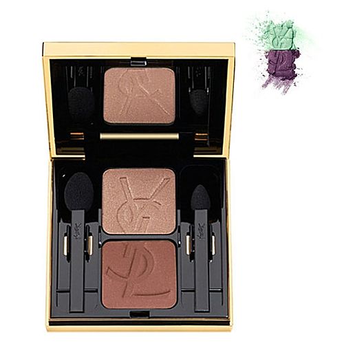 Yves Saint Laurent Ombres Duo Lumieres 21 Anise Green - Intense Plum İkili Göz Farı